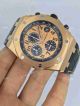 Fake Audemars Piguet Watch Rose Gold Case Black Leather  (2)_th.jpg